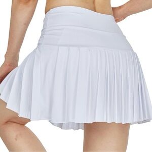 Women Tennis Skirt Pleated Golf Skirts with Pockets Skort Workout Sports Hiking